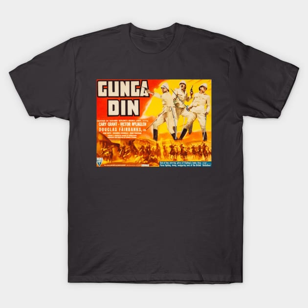 Gunga Din Movie Poster T-Shirt by MovieFunTime